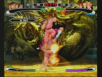 une photo d'Ã©cran de Capcom VS SNK Pro sur Sony Playstation